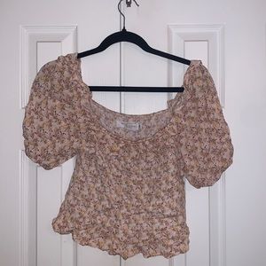 Cute floral summery top